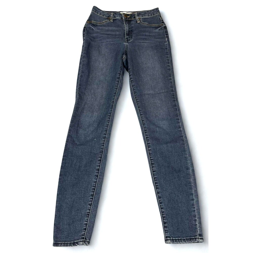 RSQ Jeans Womens 3/26 Skinny High Rise Dark Wash Stretch Denim Fitted